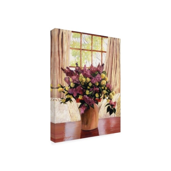 David Lloyd Glover 'Lilac Vase' Canvas Art,18x24